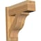 Ekena Millwork Funston Block Rough Sawn Outlooker, Western Red Cedar, 8"W x 22"D x 22"H OUT08X22X22FST05RWR - alternate 1